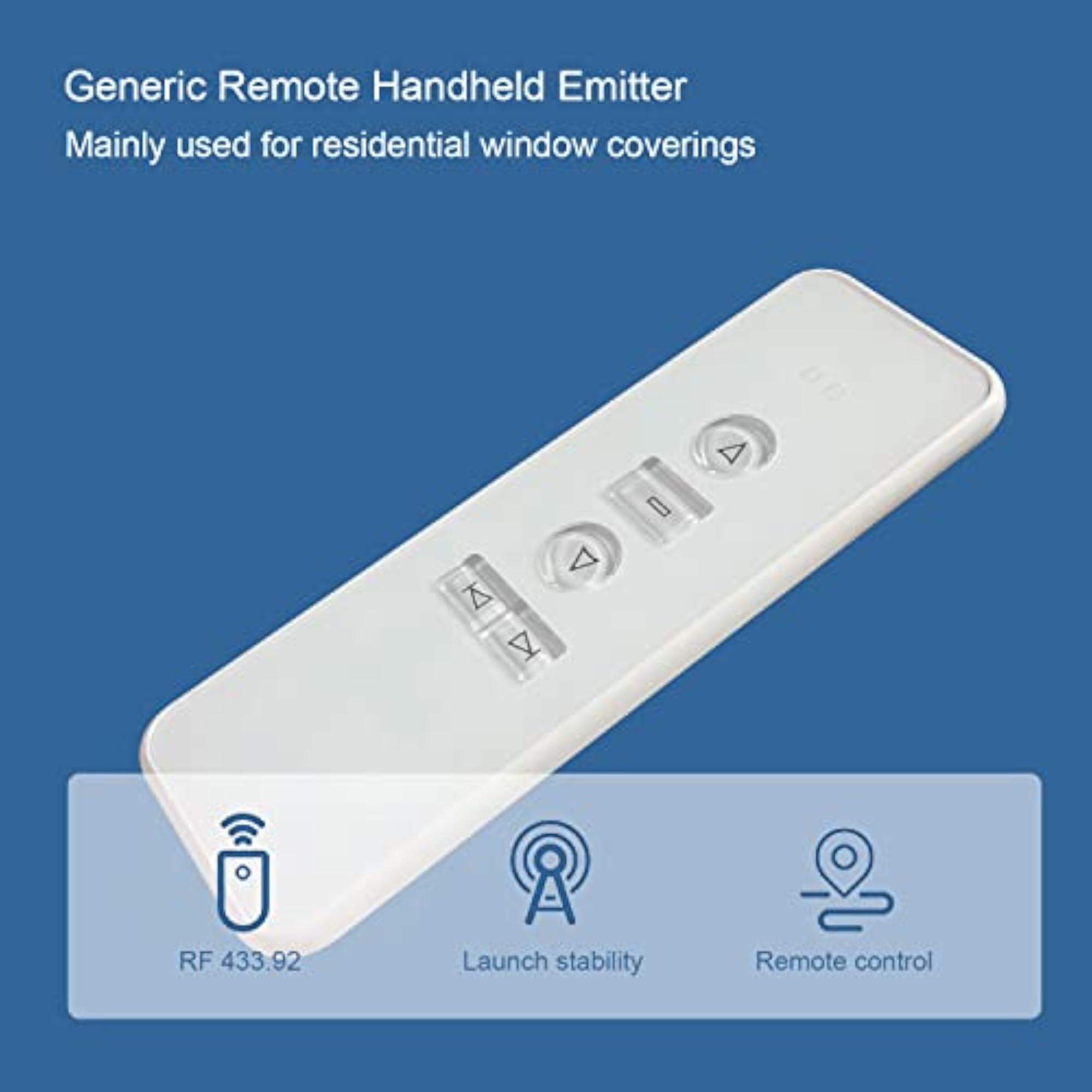 2 Channel RF 433.92 Remote Controller AOK Wireless Emitter